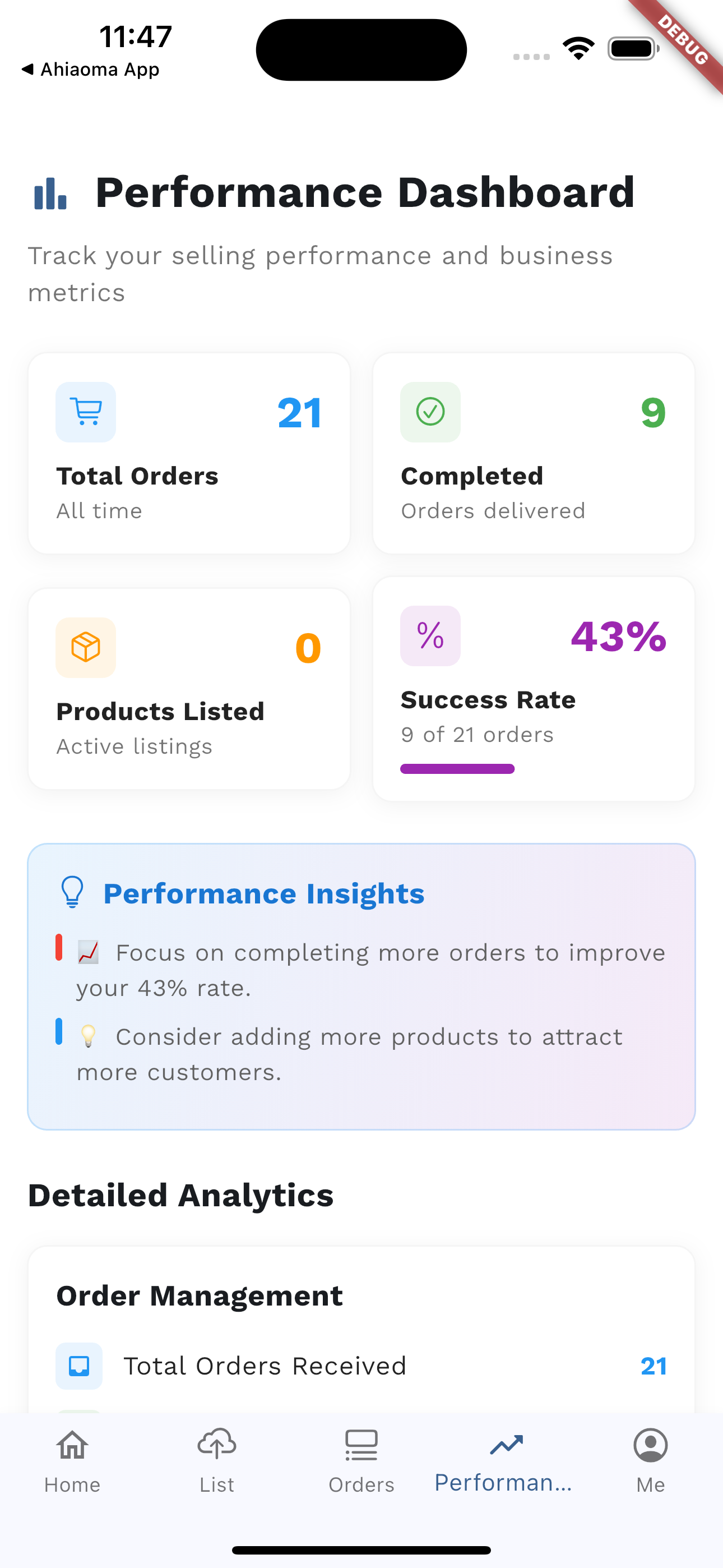 Performance Analytics